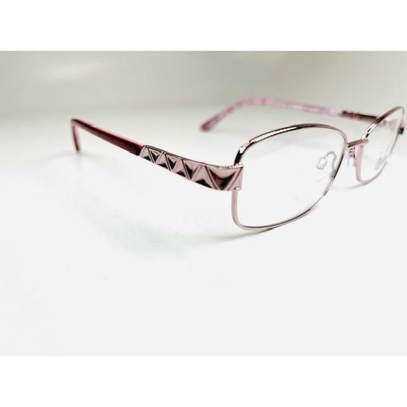 New Roberto Steffani RSS-07 Col.30 Rose Gold & Red Eyeglasses 53/16/135 - Picture 2 of 5